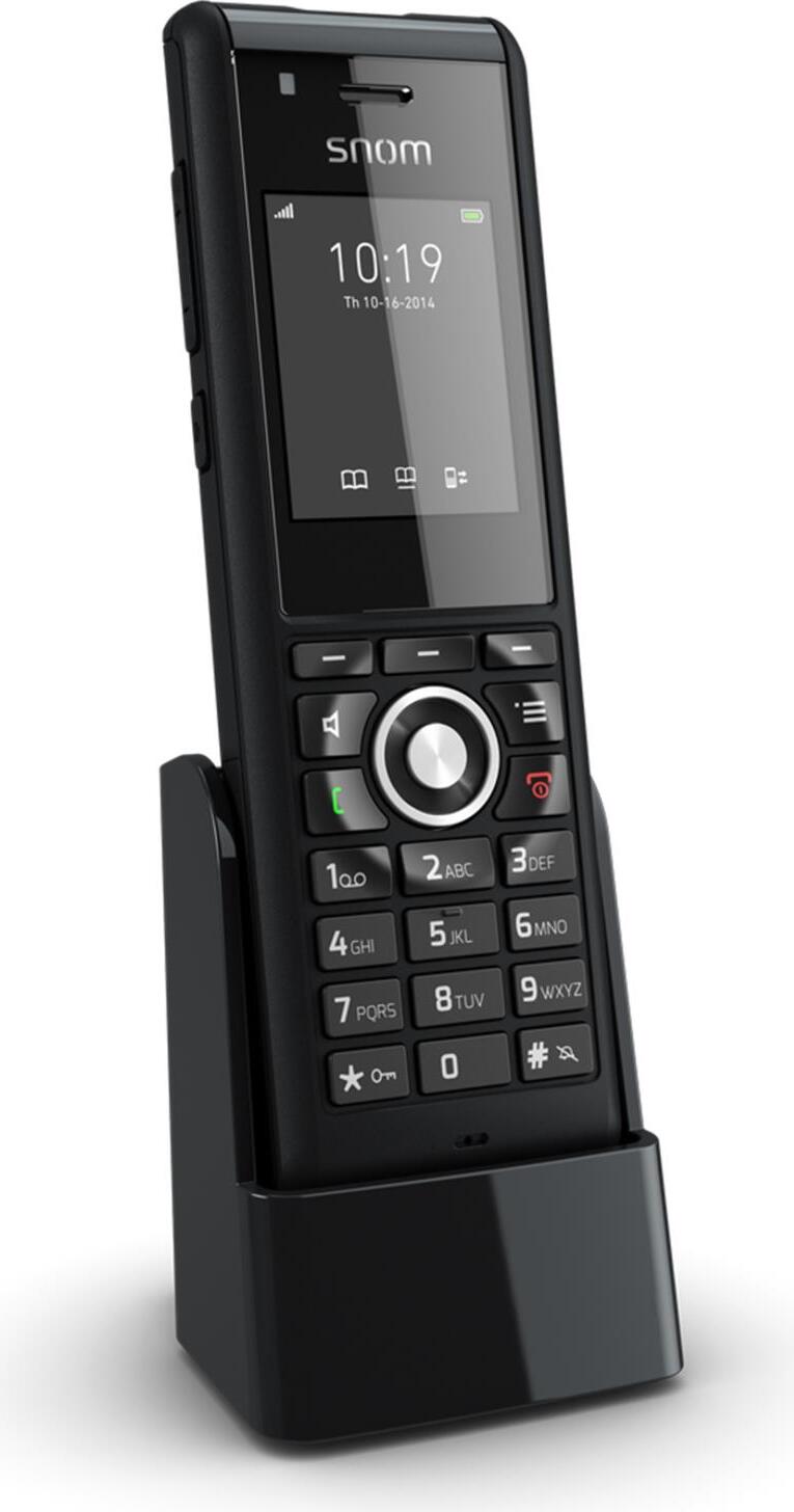 Snom M85, Schwarz, TFT, 5,08 cm (2"), 176 x 220 Pixel, 262144 Farben, Lithium-Ion (Li-Ion)
