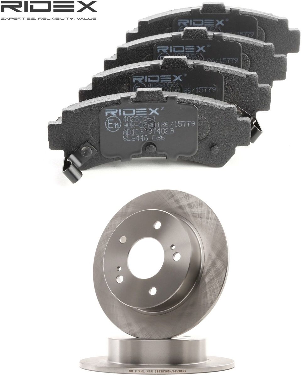 RIDEX 3405B2326 Brake discs and pads set