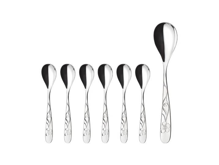Hardanger Bestikk Set de dessert Sanna 7 pièces