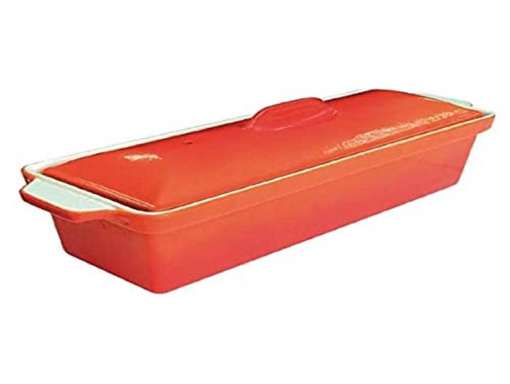 Vogue W456 Oranje Pate Terrine 1.7Ltr 110X340X105mm Commerciële Pan Schotel