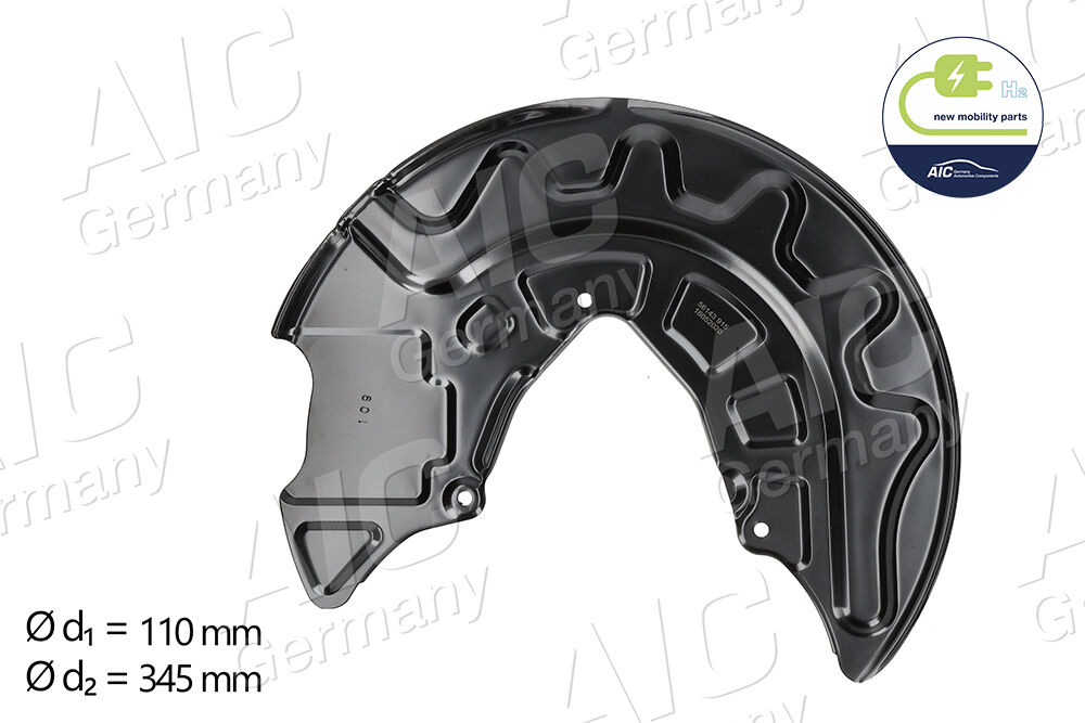 Aic Spritzblech, Bremsscheibe 56143 Vorderachse Links Für Vag
