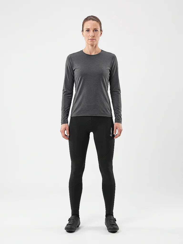 LÖFFLER Damen Winter Radhose Thermo Bund schwarz   44 W