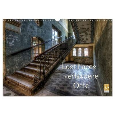 Lost Places - Verlassene Orte (Wandkalender 2027 DIN A3 quer), CALVENDO Monatskalender