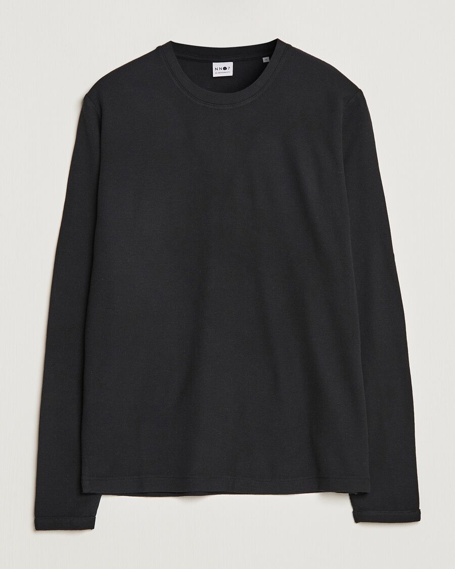 NN07 Clive Knitted Sweater Black men M Sort