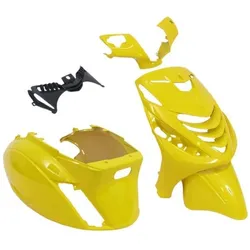 Shots, Motorrad Zubehör, Stellen Sie das Piaggio Zip SP -Modell aus BJ. 2000 5 -Stück Yellow Shine