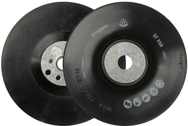 ST 358 plateau supp.dis.fibre Klingspor 150 mm filetage M14 (14836)
