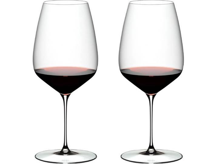 Riedel Rode Wijnglazen Veloce - Cabernet Sauvignon / Merlot - 829 ml - 2 stuks