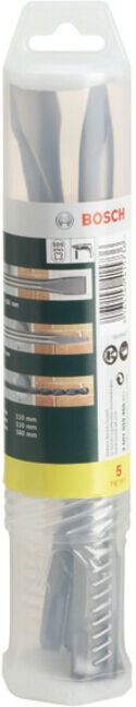 Assortiment de burins et de forets pour perforateur SDS plus, 5 pièces ; Bosch (2607019455)