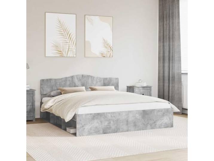 KTHLBRH Bett 180 x 200 cm Massivholz Kiefer Engineered Holz Bettgestell inklusive Kopfteil in modernem Design