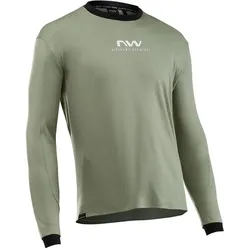 Northwave, Herren, Velotrikot, Sharp Jersey (S), Grün, Braun, Weiss, S