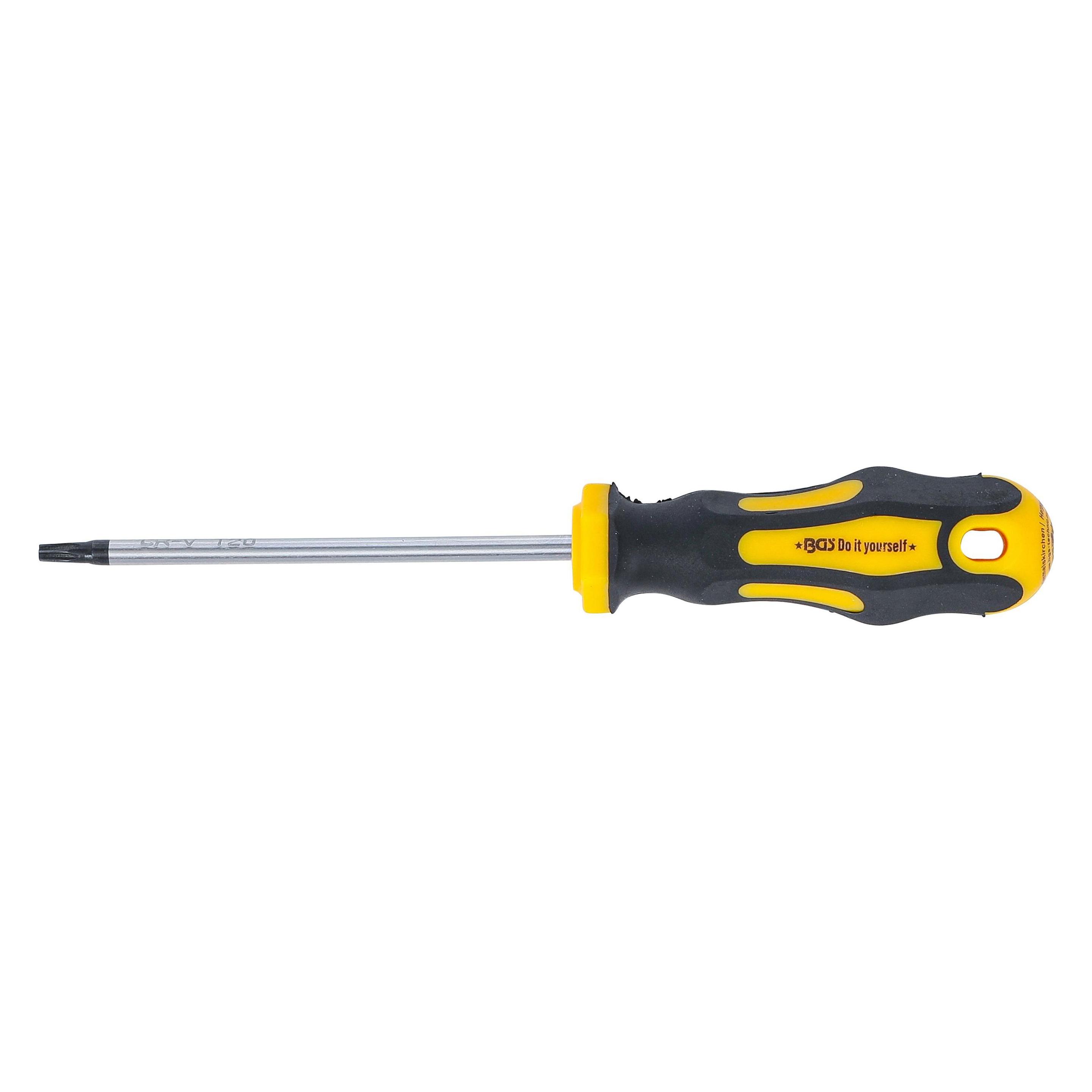BGS Schraubendreher T-Profil (für Torx) T20 Klingenlänge 100 mm (7844-T20)