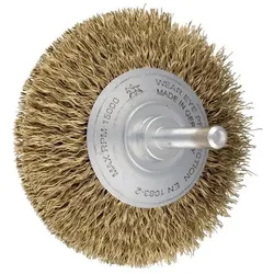 Pferd, Bürstenwerkzeug, TOOLS TOOLS Kegelbürste ungezopft KBU Ø70x10mm Schaft-Ø6 mm vermessi