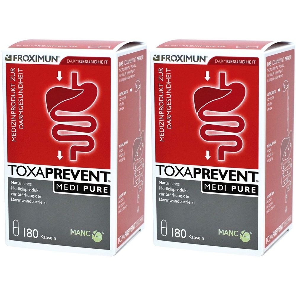 Froximun Toxaprevent Medi Pure Kapseln 2x 2x180 St