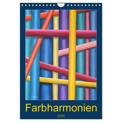 Farbharmonien (Wandkalender 2026 DIN A4 hoch), CALVENDO Monatskalender