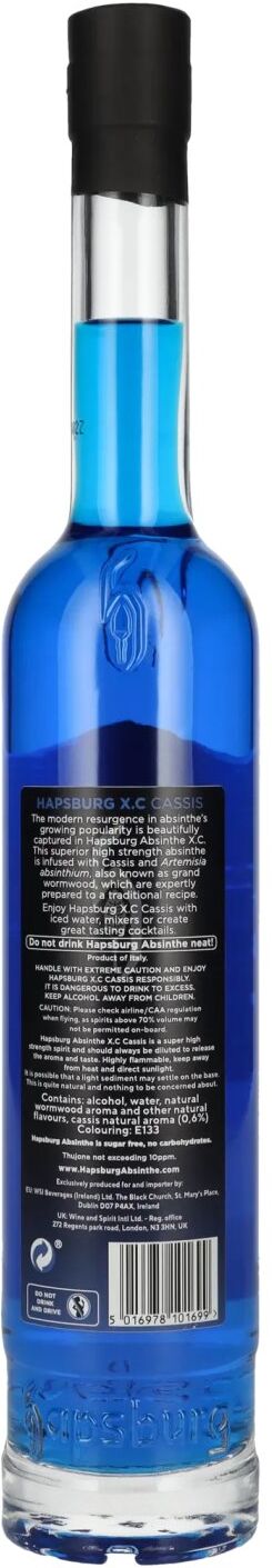 Hapsburg Absinthe X.C EXTRA STRONG Cassis 89,9% Vol. 0,5l
