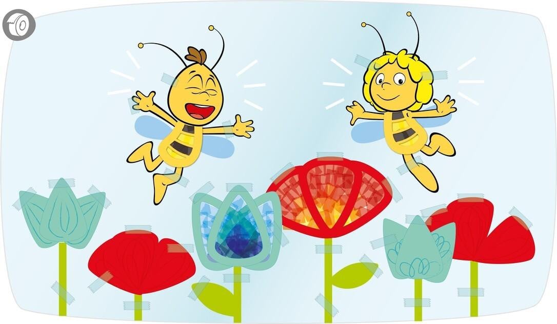 HABA Knutselset Eerste keer plakken Raamdecoratie Bij Maya de Bij