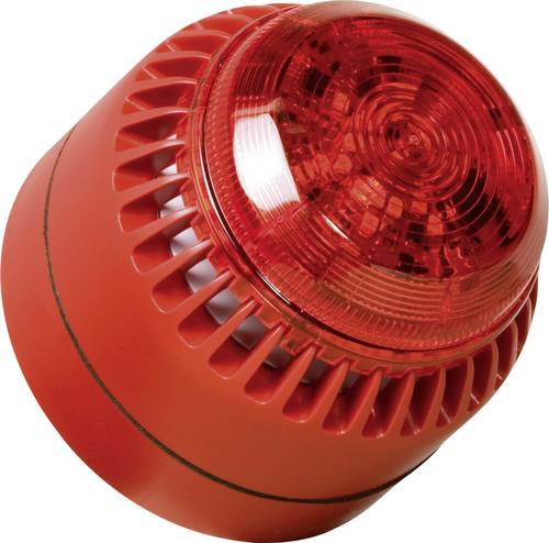 ComPro Kombi-Signalgeber ROLP Solista Beacon Rot Dauerton 12 V/DC, 24 V/DC