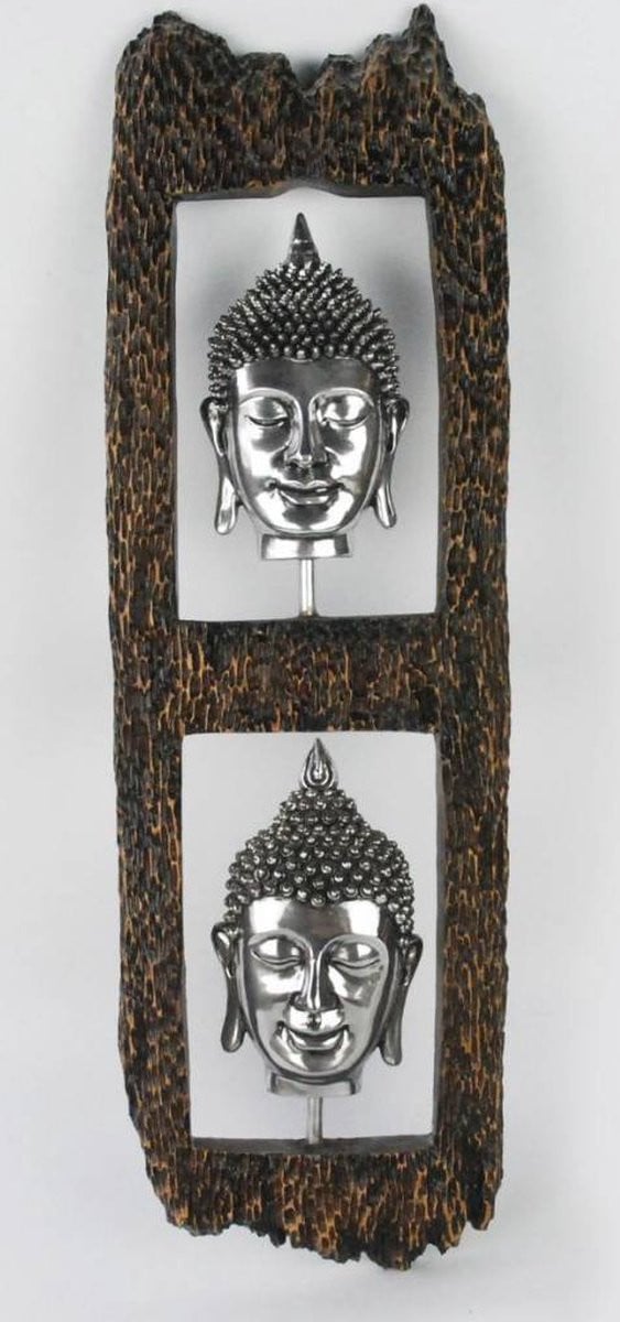 Asianliving Boeddha Hoofd Wanddecoratie