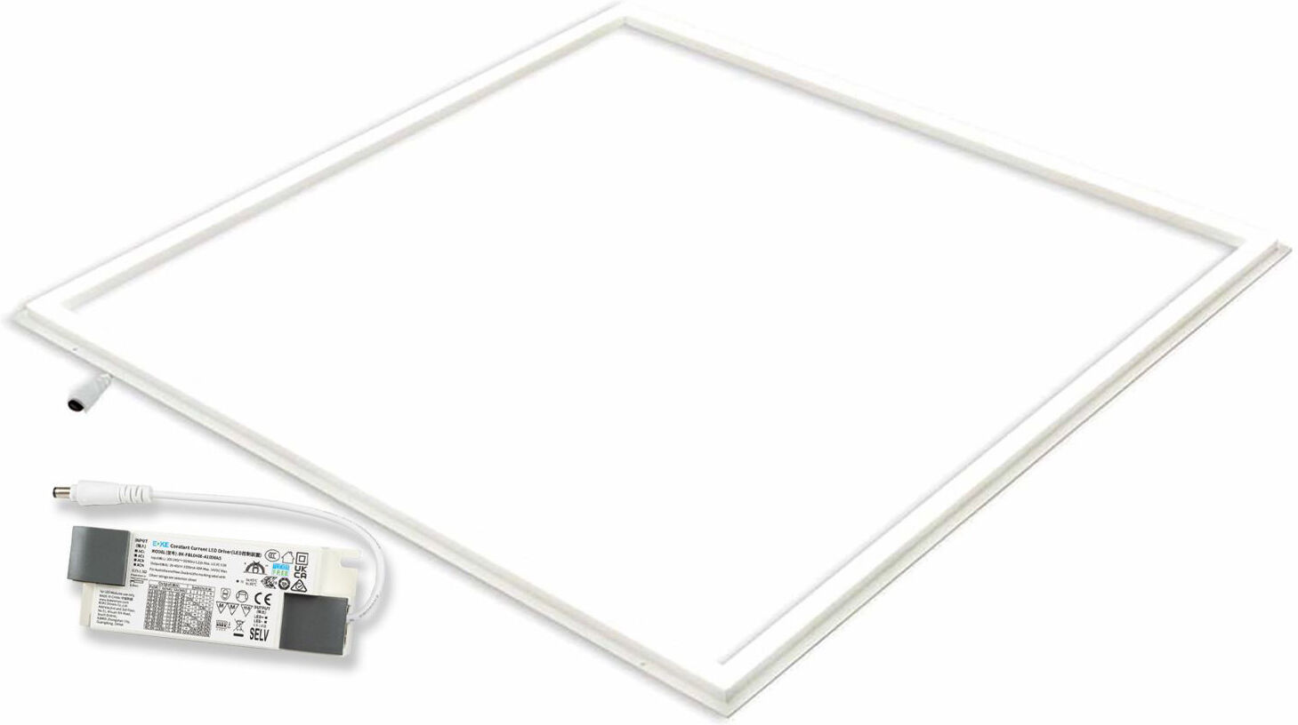Isoled Led Panel Frame 625, 40w, Warmweiß, Powerswitch 21-40w