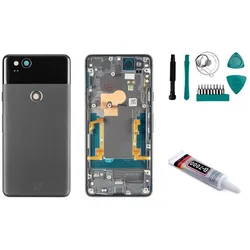 Pixel 2 Backcover Schwarz - Set
