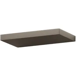 Gea Luce YOANA A/G – 25 W 2600 lm 3000 K LED-Wandleuchte, dimmbar, Phasenabschnittbeleuchtung + Druckknopf, Metall in Titan-Optik und Opalmethacrylat – Gealuce