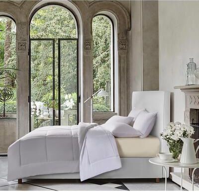 Hotel Grand Microfiber Hypoallergenic Reversible Down Alternative Comforter