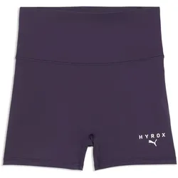 PUMA x HYROX Shapeluxe 3" kurze Leggings Damen 64 - deep plum XXL