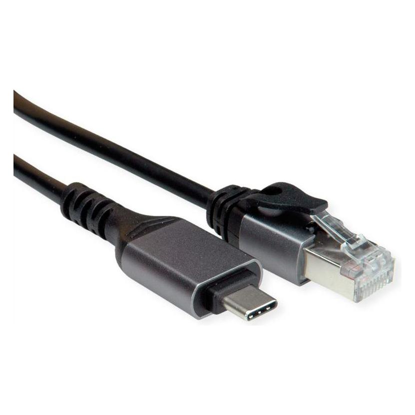 Value USB 3.2 Gen 2 Typ C zu Gigabit Ethernet Konverterkabel (2 m) (12.99.1167)