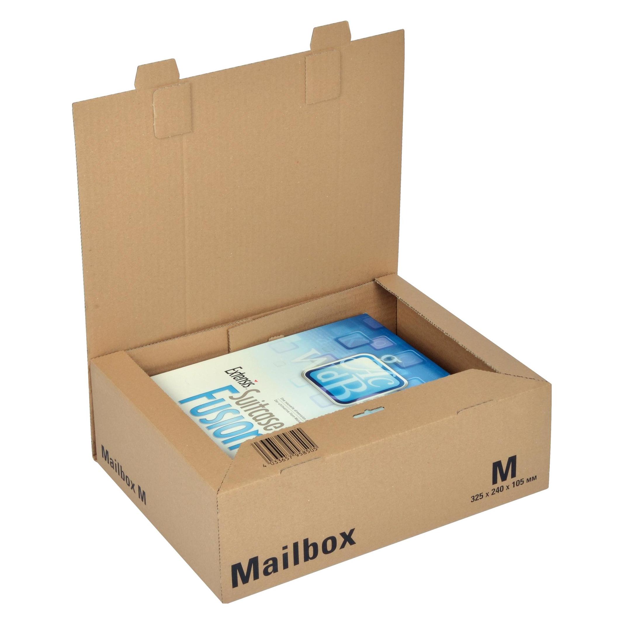 Colompac Versandkarton Mailbox Typbezeichnung: M Innenmasse: 32,5 x 10,5 x 24 cm (B x H x (1 Stk., 24 x 32.50 x 10.50 cm) (CP098.03)