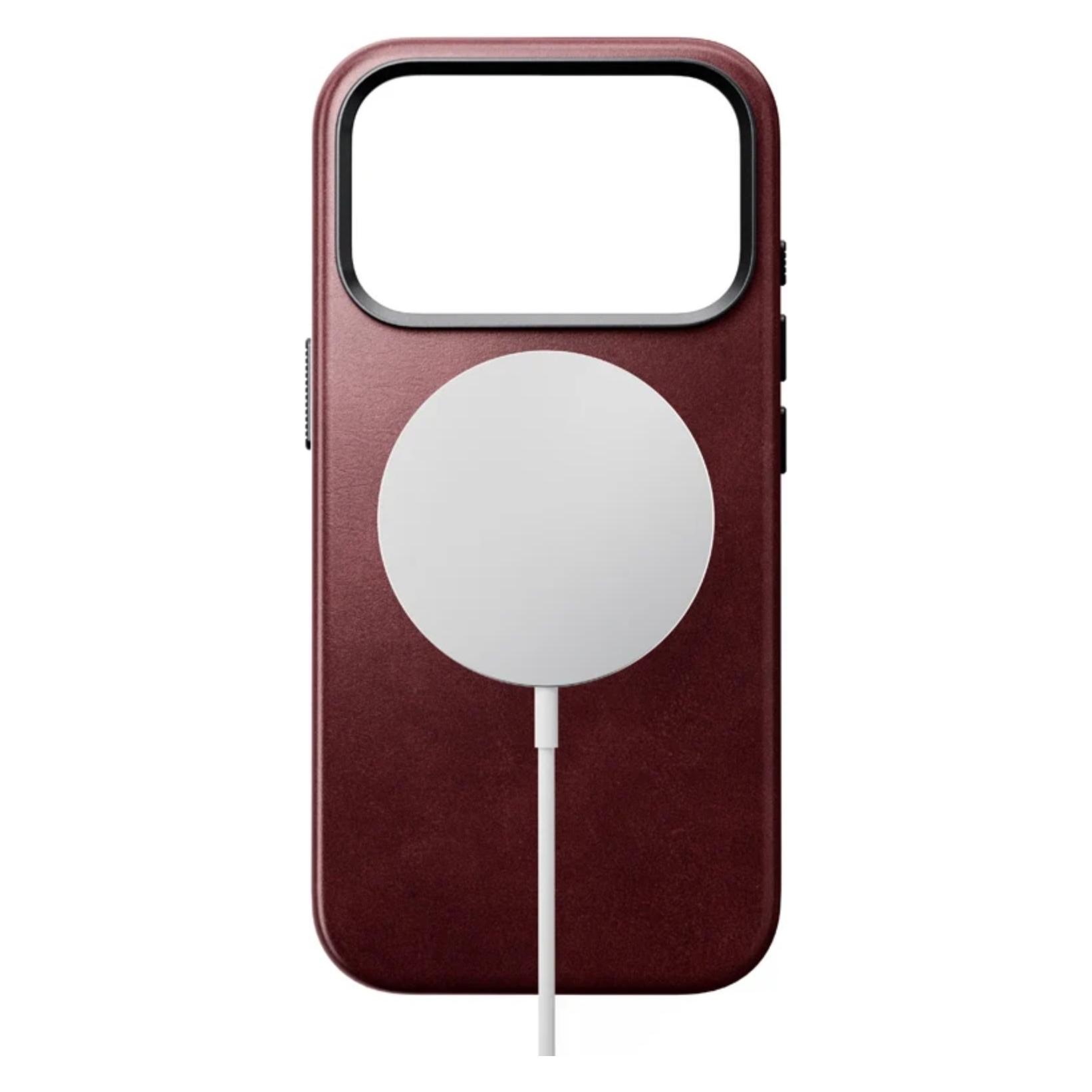 Nomad Klassische Ledertasche, burgunderrot (Horween) - iPhone 2026 Pro (Apple iPhone 17 Pro, Apple iPhone 18 Pro) (114769114J4J)