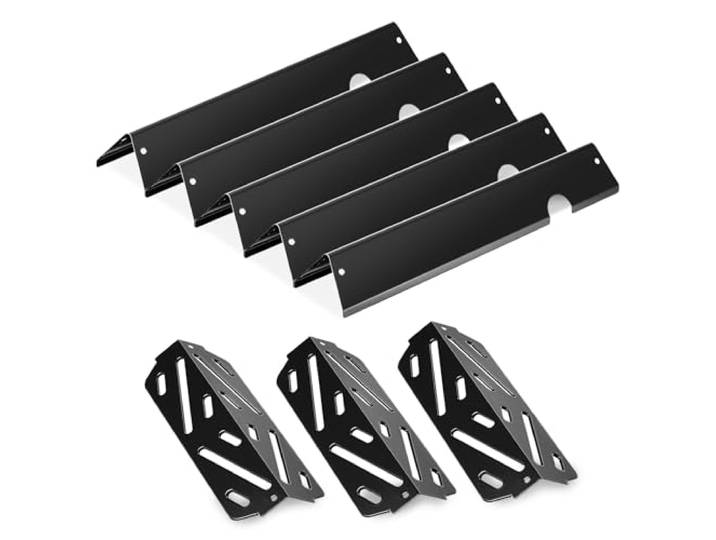 VEVOR Barre Cache-brûleur et Diffuseur de Chaleur pour Barbecue 8PCs\, Déflecteur de Graisse pour Brûleur 43\,5 cm\, pour Weber Genesis II 310\, 315\, 335\, 340\, E/S 325s\, ES/SX 325s\, E/S 335\, EX/SX/EPX-335