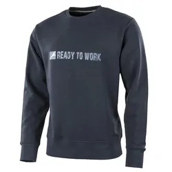 Sweatshirt "MISSION" - S - Blau