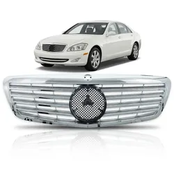 Sportgrill Chrom & Silber passend für Mercedes-Benz S-Klasse W221 2005-2009