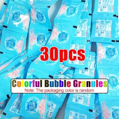 Perfect Picks Market Colorful Bubble Machine Refill Liquid Granules 30pcs random