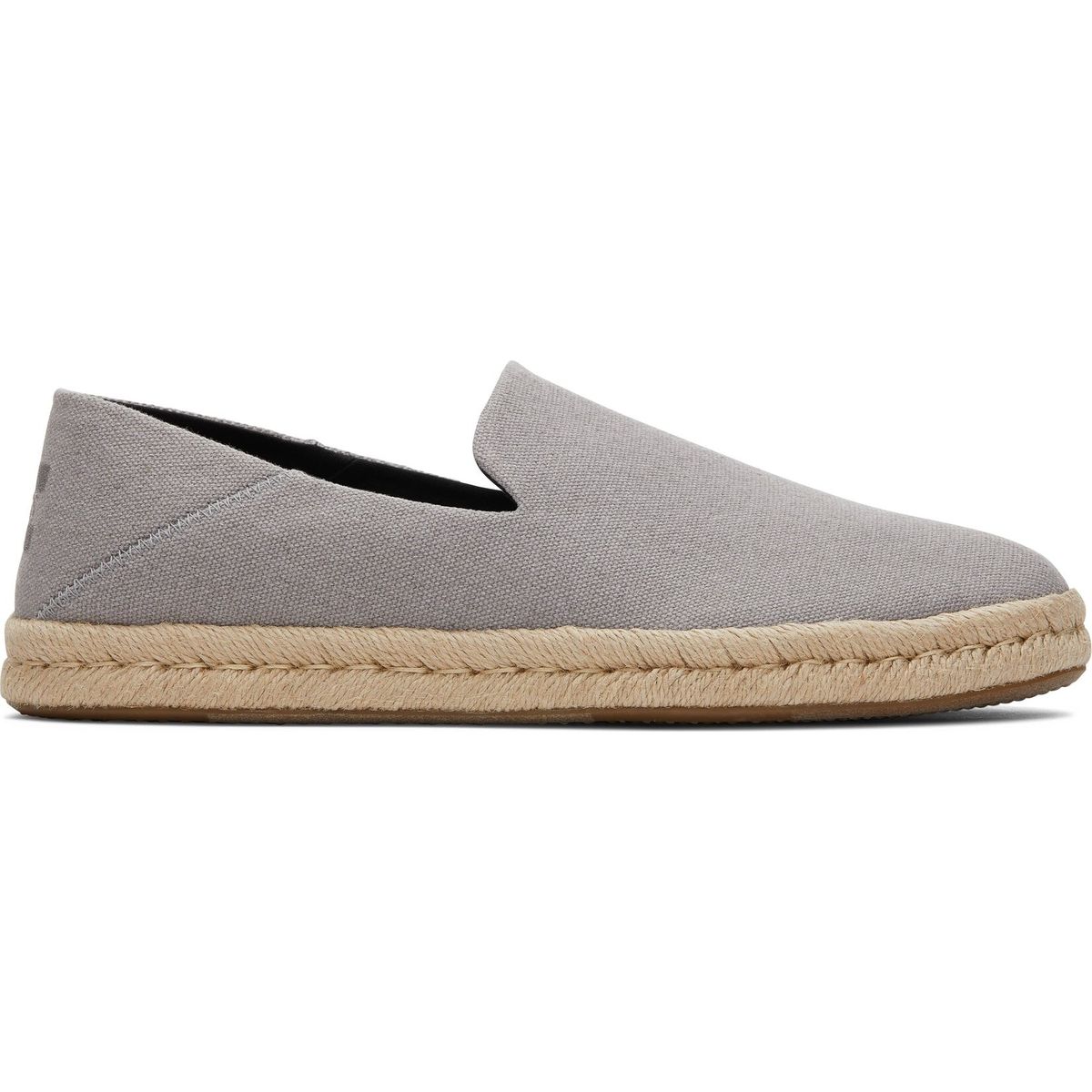 Toms Santiago drizzle grey recycled cotton canvas 43 10019874-43