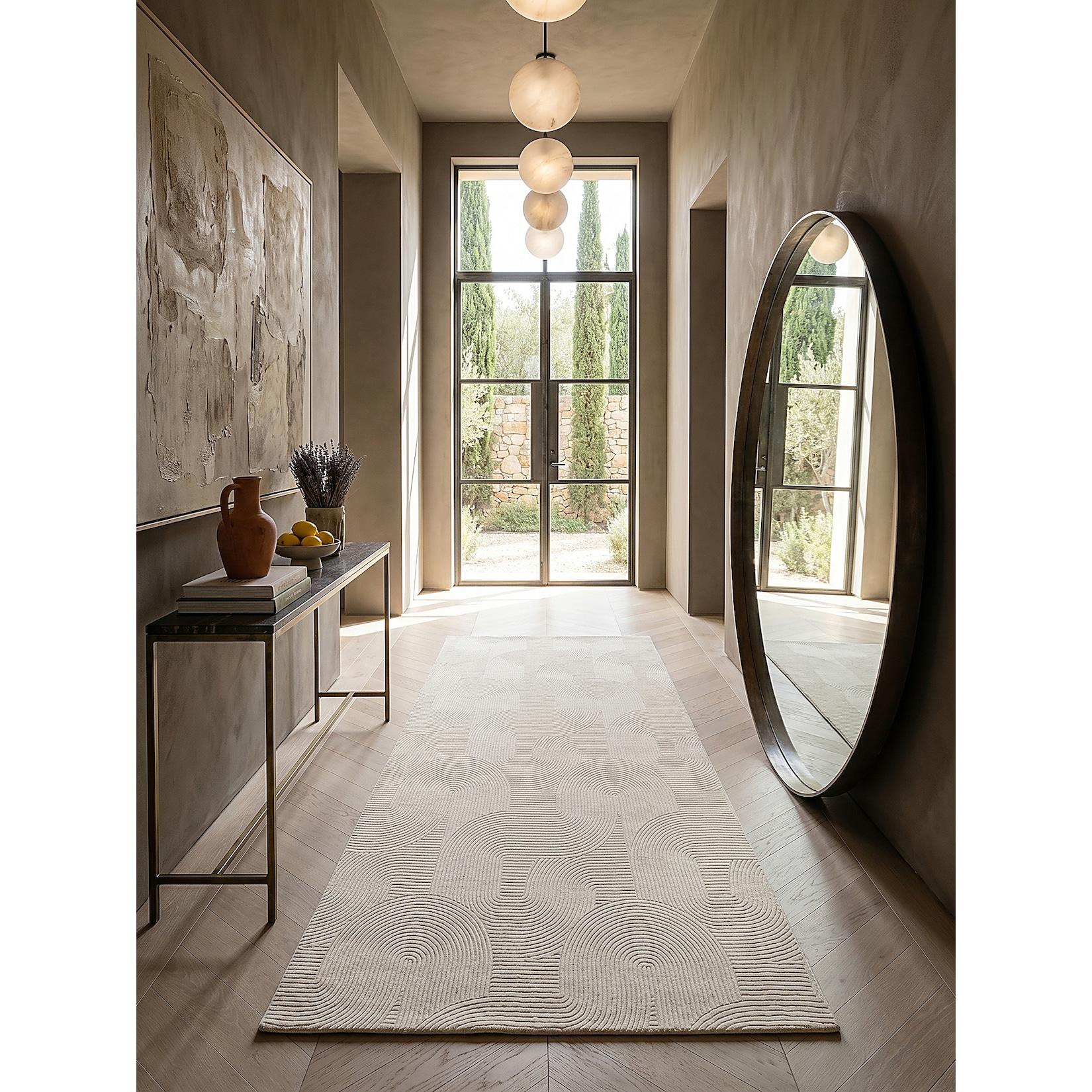 Läufer Antirutsch Creme 80x150 cm - DALAR Kadima Design