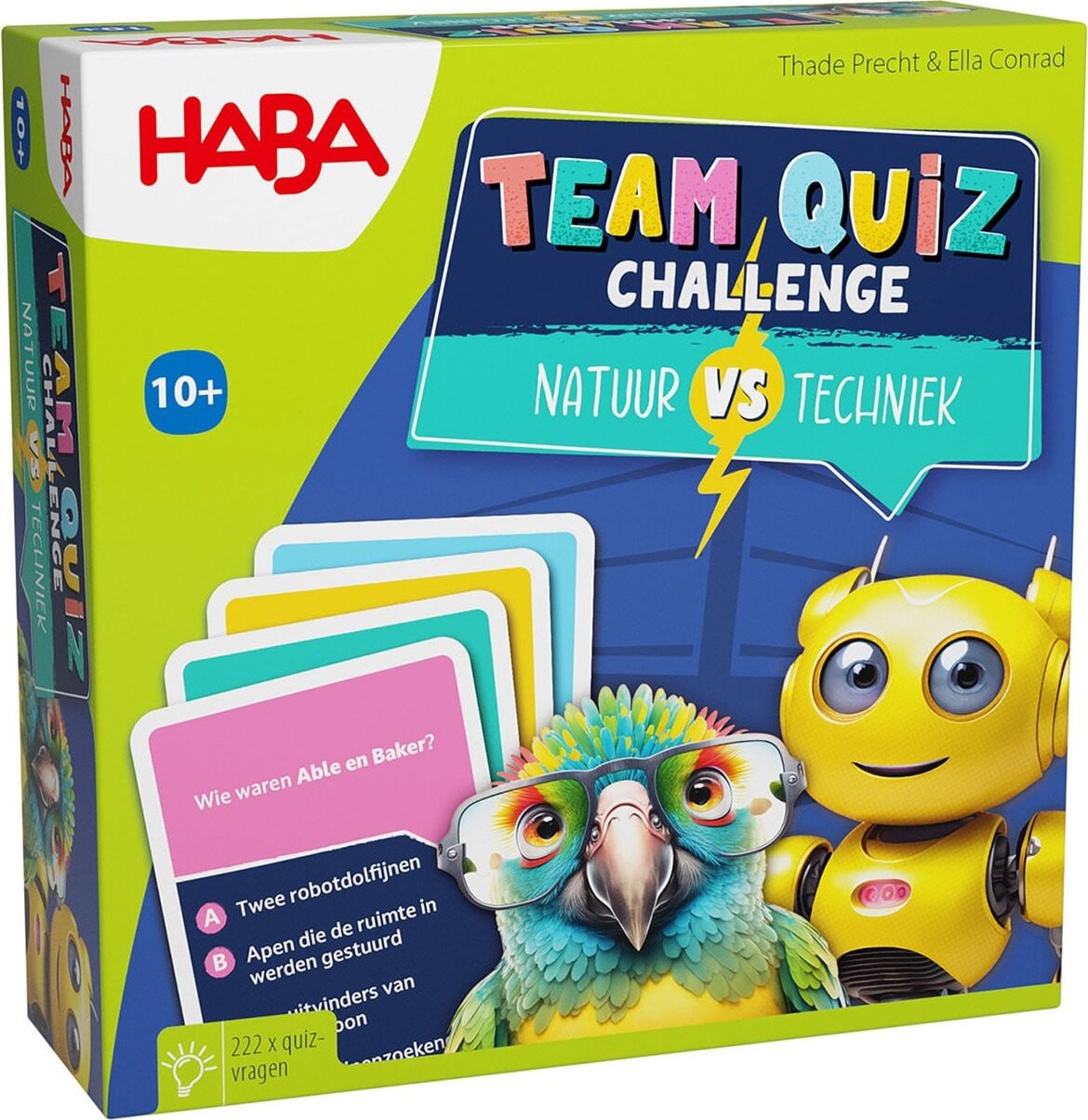 Haba Teamquizuitdaging Natuur versus Technologie Spel