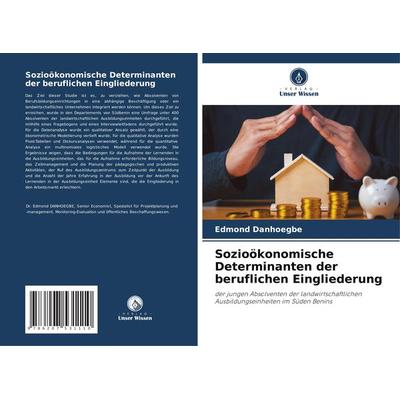 Sozioökonomische Determinanten der beruflichen Eingliederung, Taschenbuch von Edmond Danhoegbe, Verlag Unser Wissen, 978-620-7-53111-0