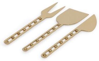Zodax Córdoba Stainless Steel Cheese Knife Set, Set of 3