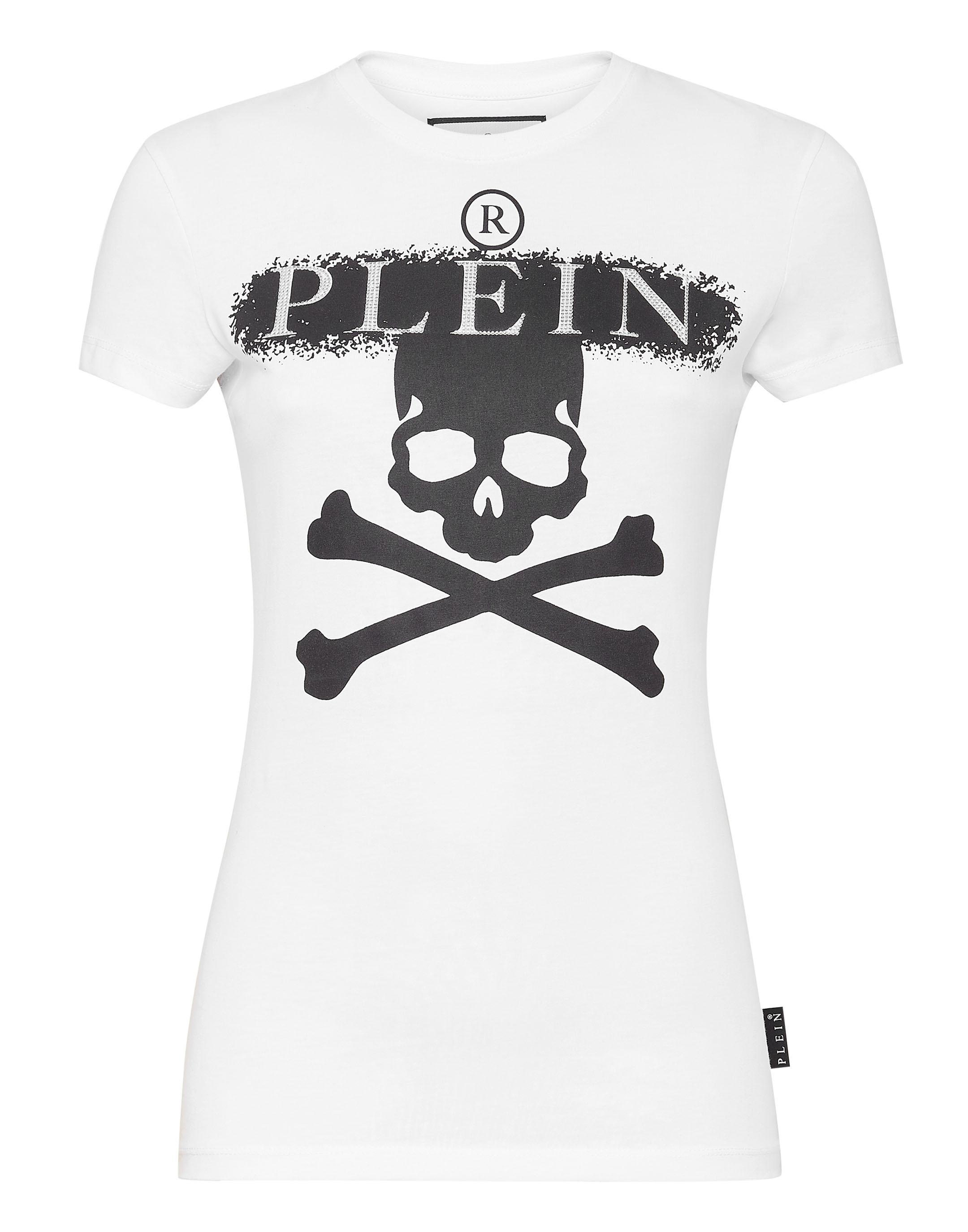 Philipp Plein T-Shirt mit Rundhalsausschnitt - Weiß