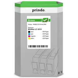 Prindo, Druckerpatrone, kompatibel mit Brother LC-3213XL  ///