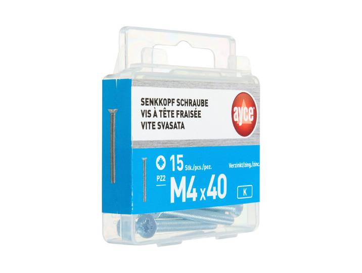 Ayce Senkkopf-Schraube M4 × 40 mm