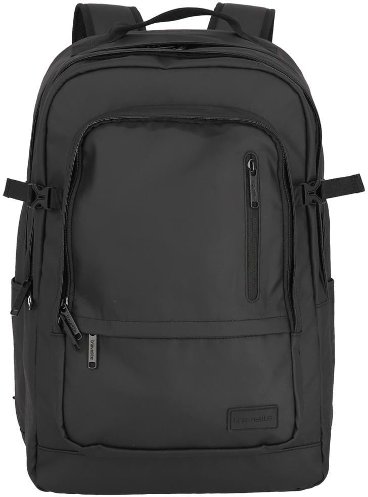Rucksack TRAVELITE "BASICS Rucksack 28 l", schwarz, Rucksäcke, Damen, B/H/T: 33cm x 48cm, Polyester, Rucksack, B:33cm H:48cm schwarz B/H/T: 33cm x 48cm