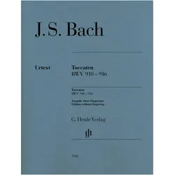 Toccaten BWV 910-916, Fachbücher von Rudolf Steglich, Johann Sebastian Bach