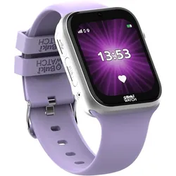 Buki Kinder-Smartwatch mit SIM-Karte, GPS, SOS, Video, wasserdicht, Eltern-App, 2 Armbänder, ab 8 Jahren (30 mm, 4G), Smartwatch