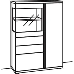 Venjakob barola Highboard 9114