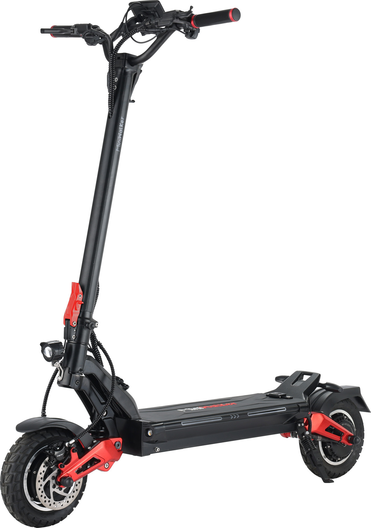 Tiger 10 Pro+ Elektroscooter 2400W Dual Motor 70 km/h 24Ah 60V Offroad Federung