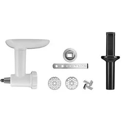 KITCHENAID® 5KSMFGCA Fleischwolf zwei Mahlscheiben inkl. Gebäckvorsatz 5KSMFGA