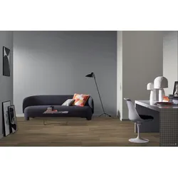 Parador Basic 600 Laminat Eiche Studioline Braun Naturmattstruktur Landhausdiele 1285x243x8 mm