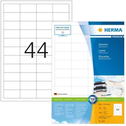 Herma, Etiketten, Etiketten